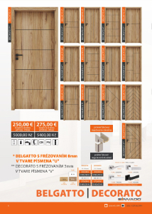 Dveře za akční ceny