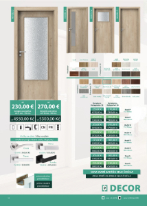 Dveře za akční ceny